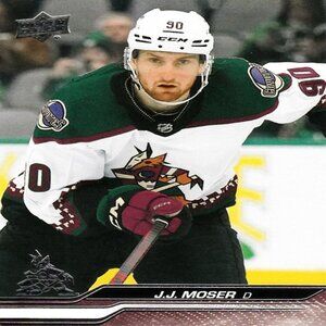 J.J. Moser - 2023/2024 Upper Deck Series 1 Hockey Card